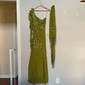 Only worn once MINT Condition Sue Wong Gown